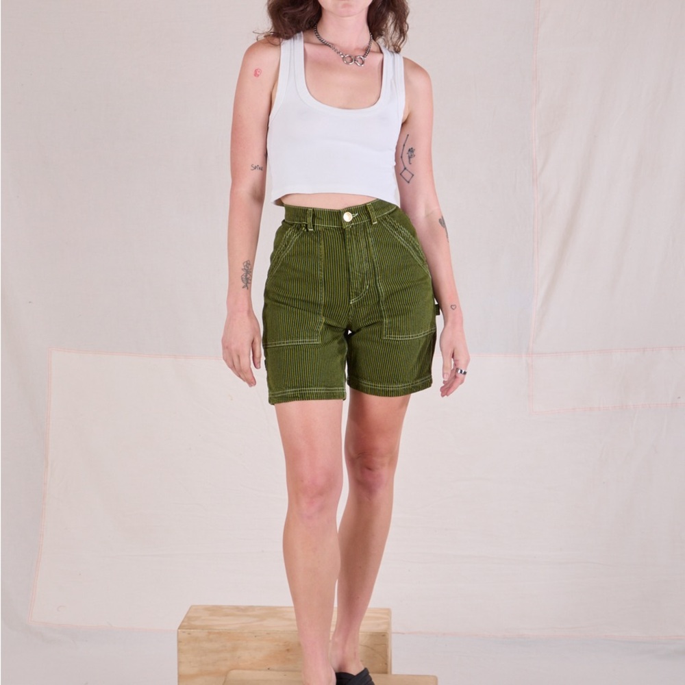 Big Bud Press RAILROAD CARPENTER SHORTS - SUMMER OLIVE